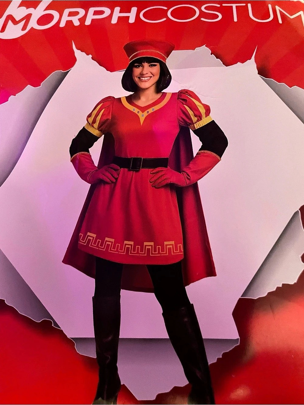 Morph Costumes Fairytale Lord FARGUAAD Red & Black Costume Size WOMANS $75Large